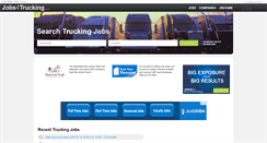 Desktop Screenshot of jobs4trucking.com